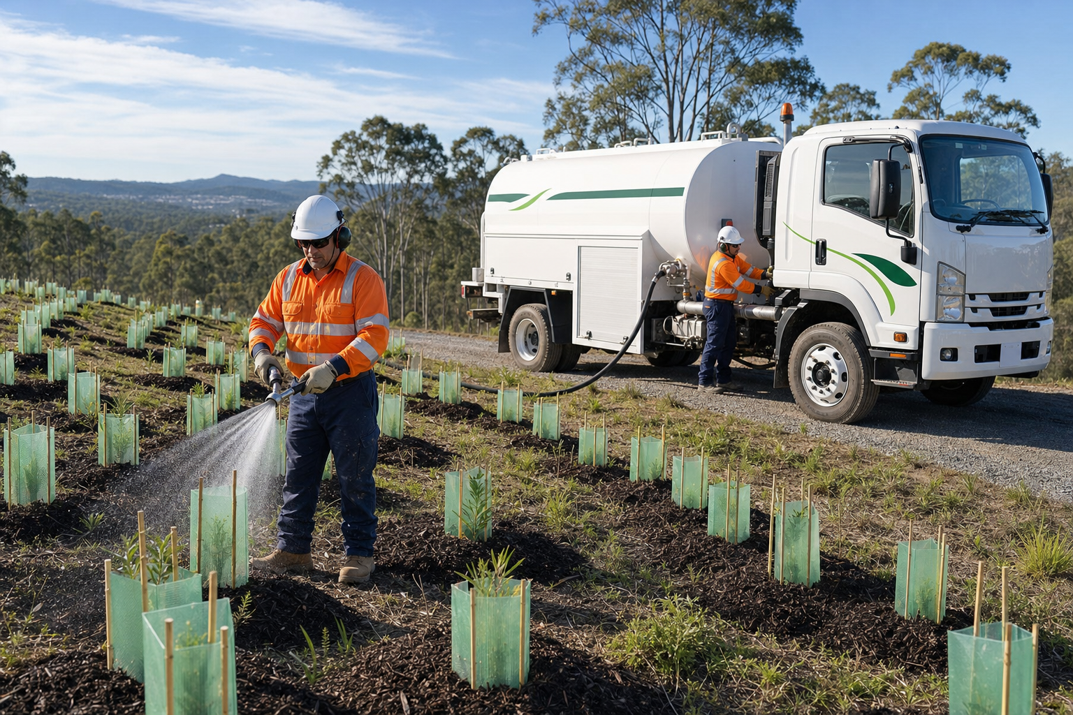 Water Cartage on a Rivercity Environmental SEQ work site